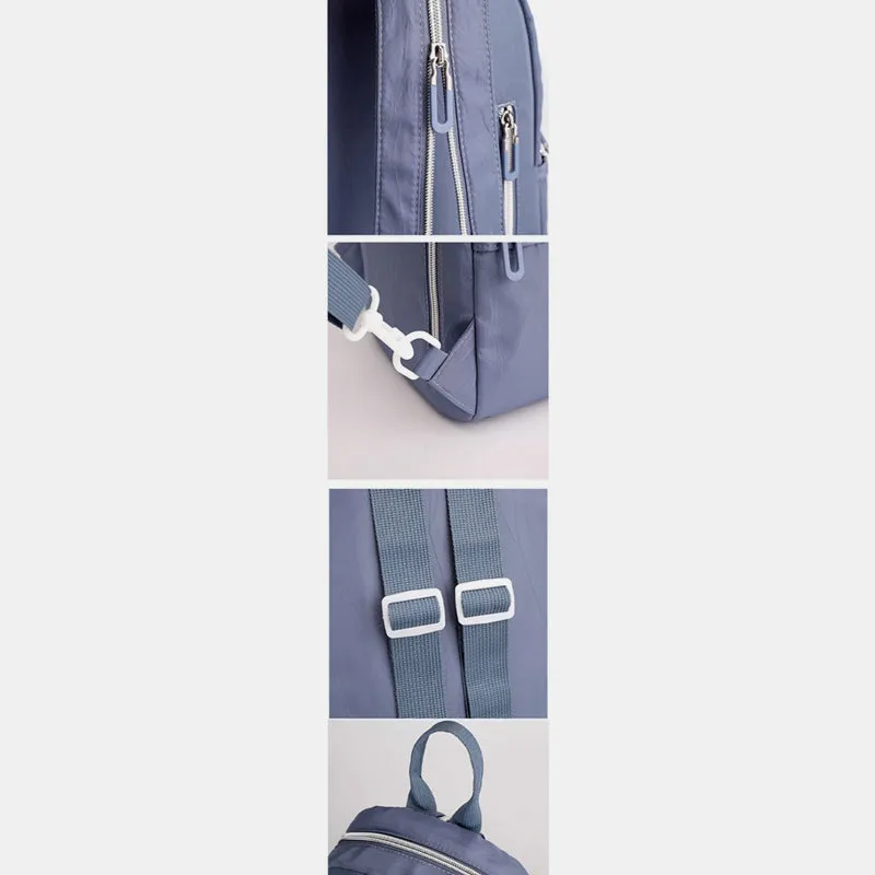 3 Way Use Functional Sling Bag Backpack for Women Lightweight Waterproof