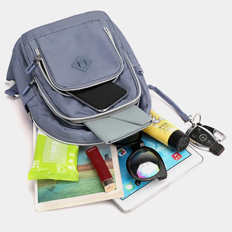 3 Way Use Functional Sling Bag Backpack for Women Lightweight Waterproof