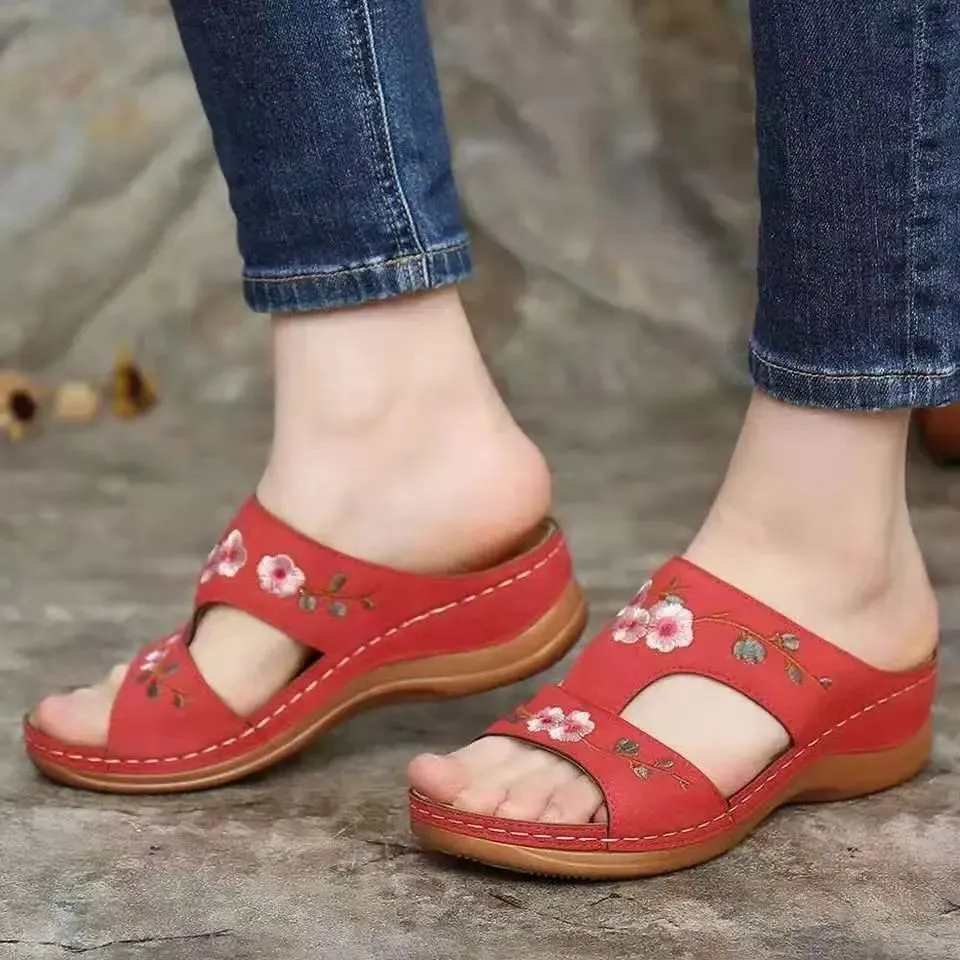 Araminta - Comfortable Wedge Sandals for Women