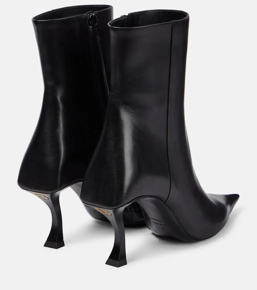 Balenciaga Hourglass leather ankle boots