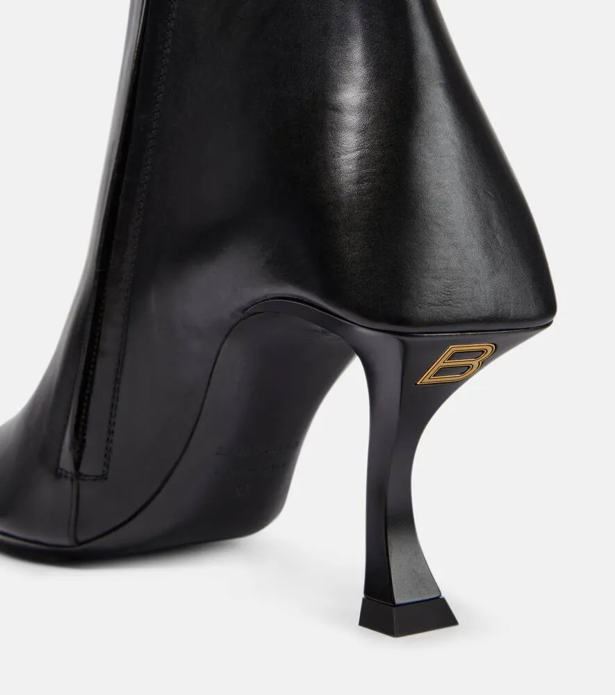 Balenciaga Hourglass leather ankle boots