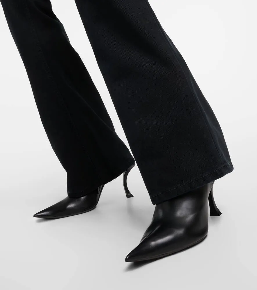 Balenciaga Hourglass leather ankle boots