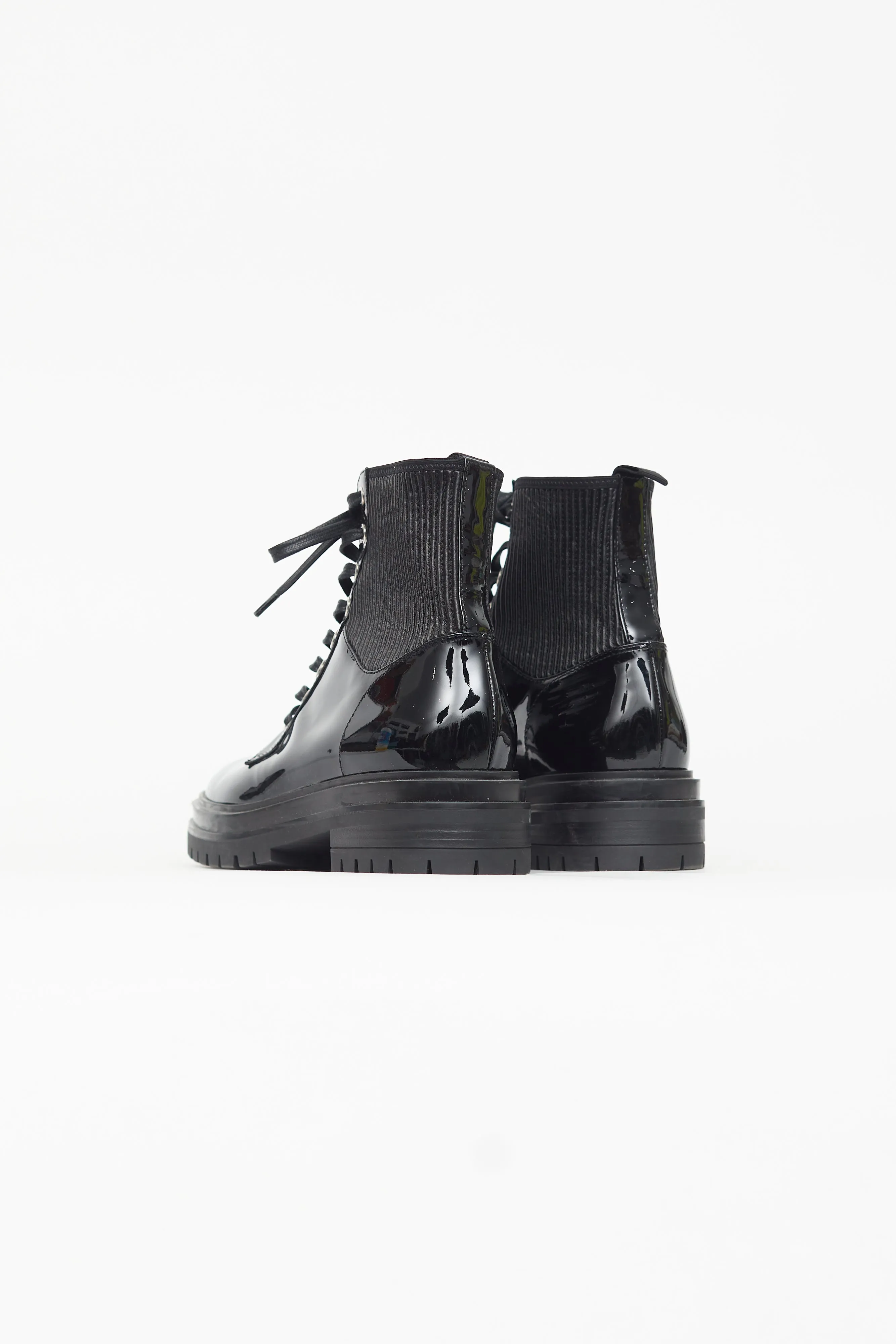 Black Patent Martis Ankle Boot