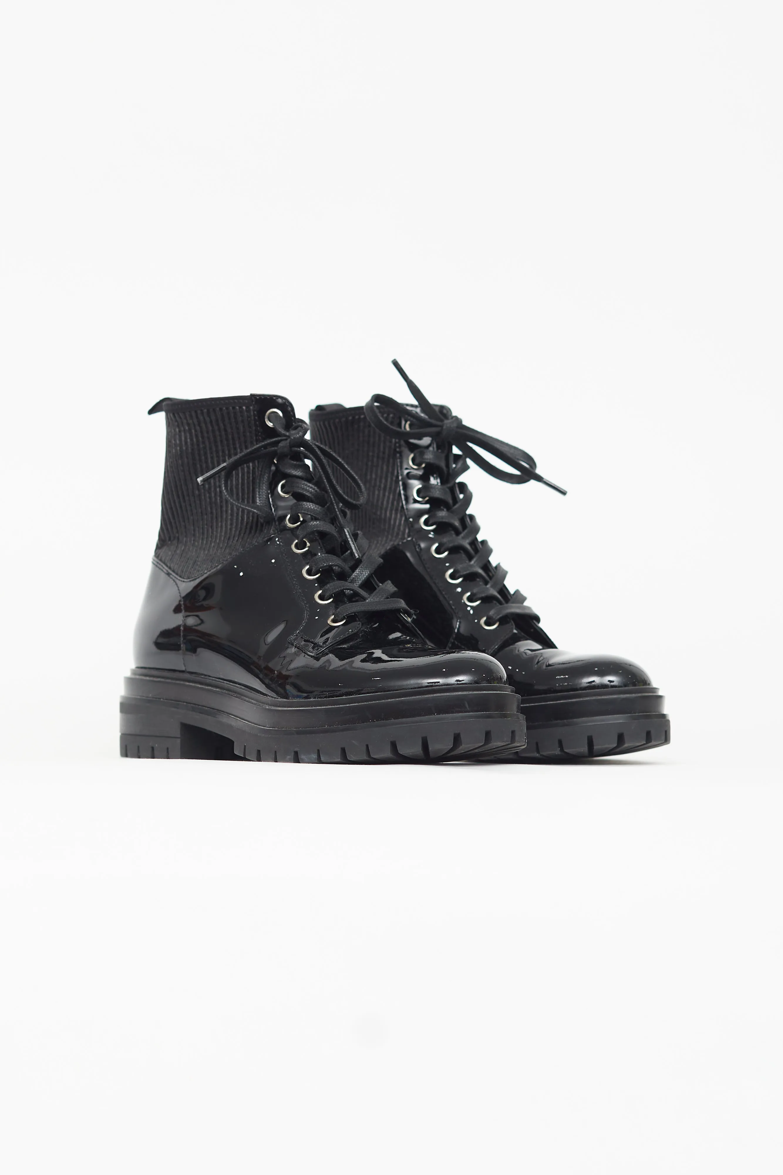 Black Patent Martis Ankle Boot