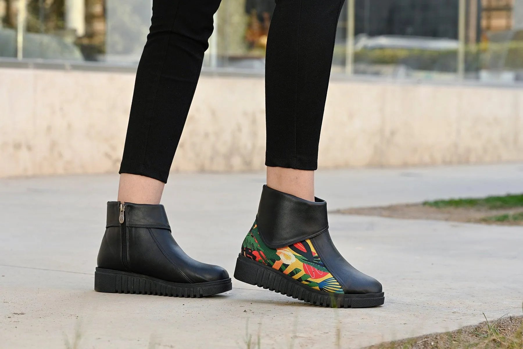Block Bootie Art
