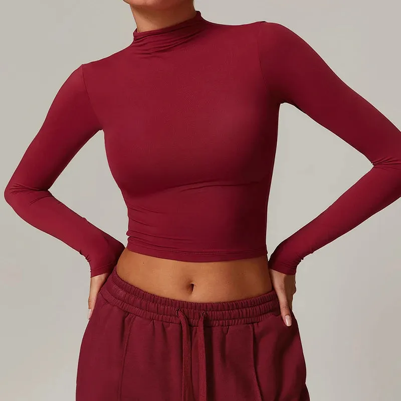 Casual Long Sleeve Sports Top