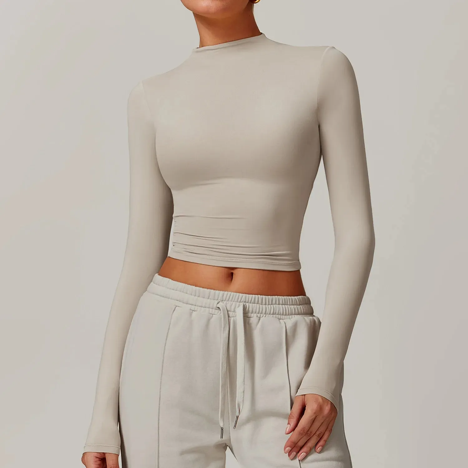 Casual Long Sleeve Sports Top