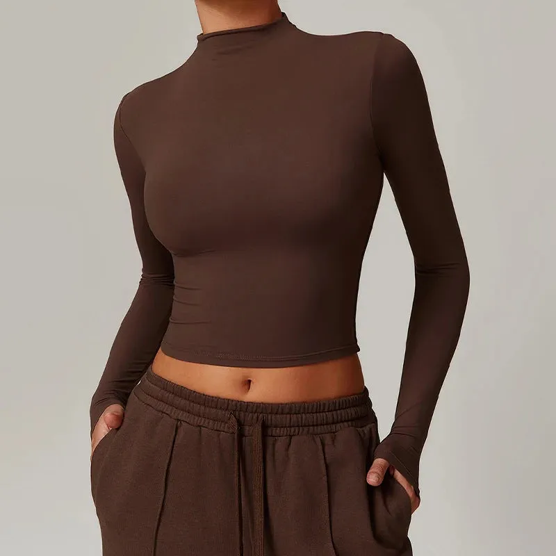 Casual Long Sleeve Sports Top
