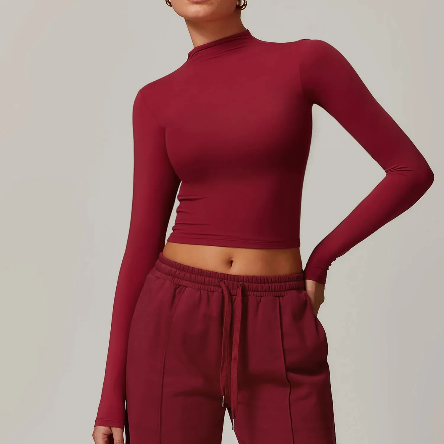 Casual Long Sleeve Sports Top