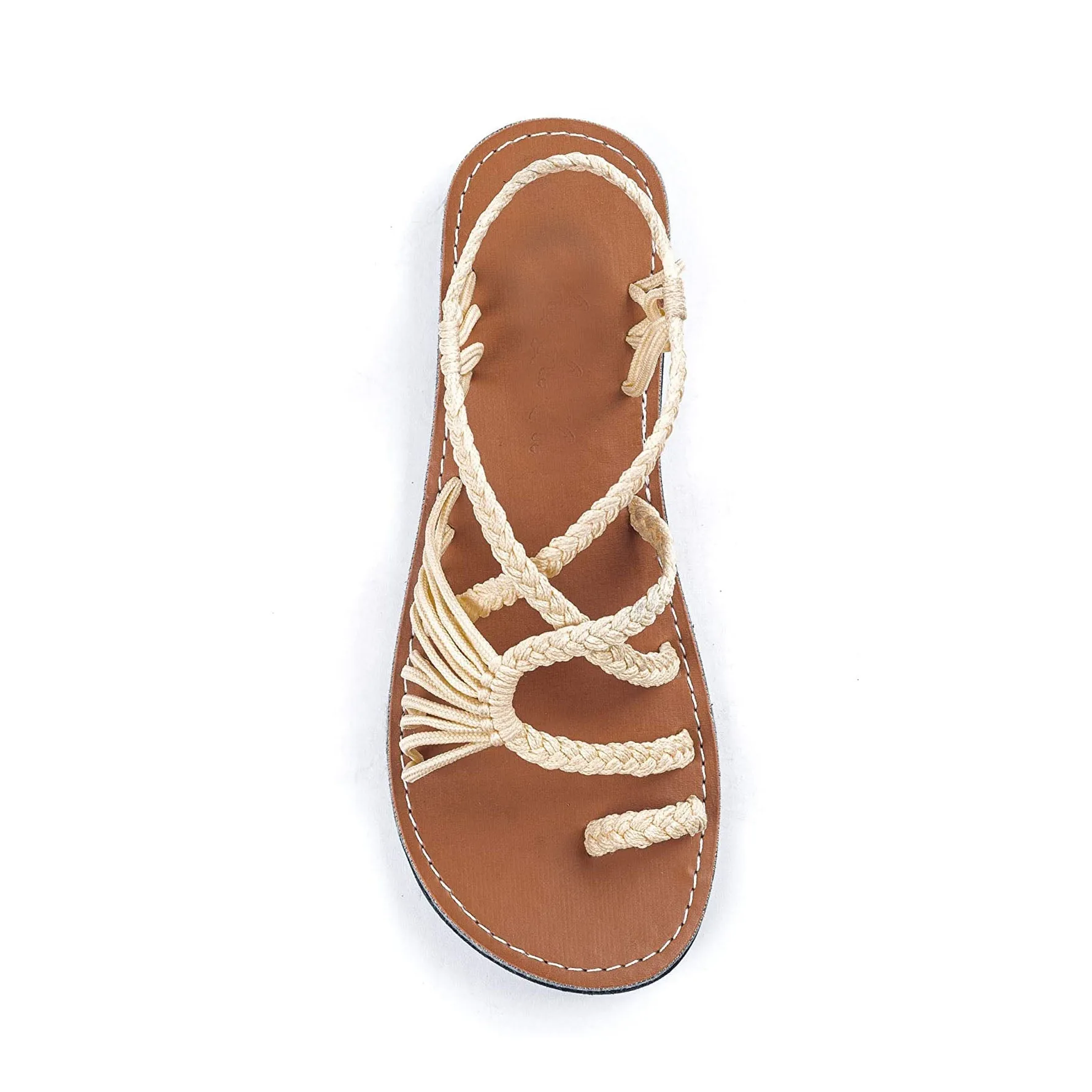 Cuzcare Women Sandals Beach Summer Vintage Comfortable Flip-flops