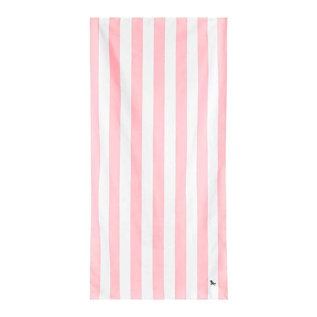 Dock & Bay Beach Towel Cabana Collection XL | Quick Dry | Malibu Pink