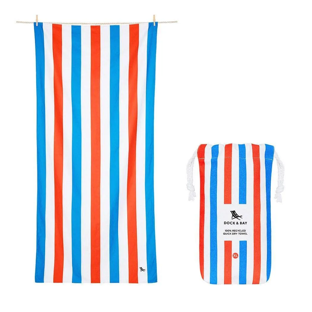 Dock & Bay Beach Towel Cabana Collection XL | Quick Dry | Poolside Parties