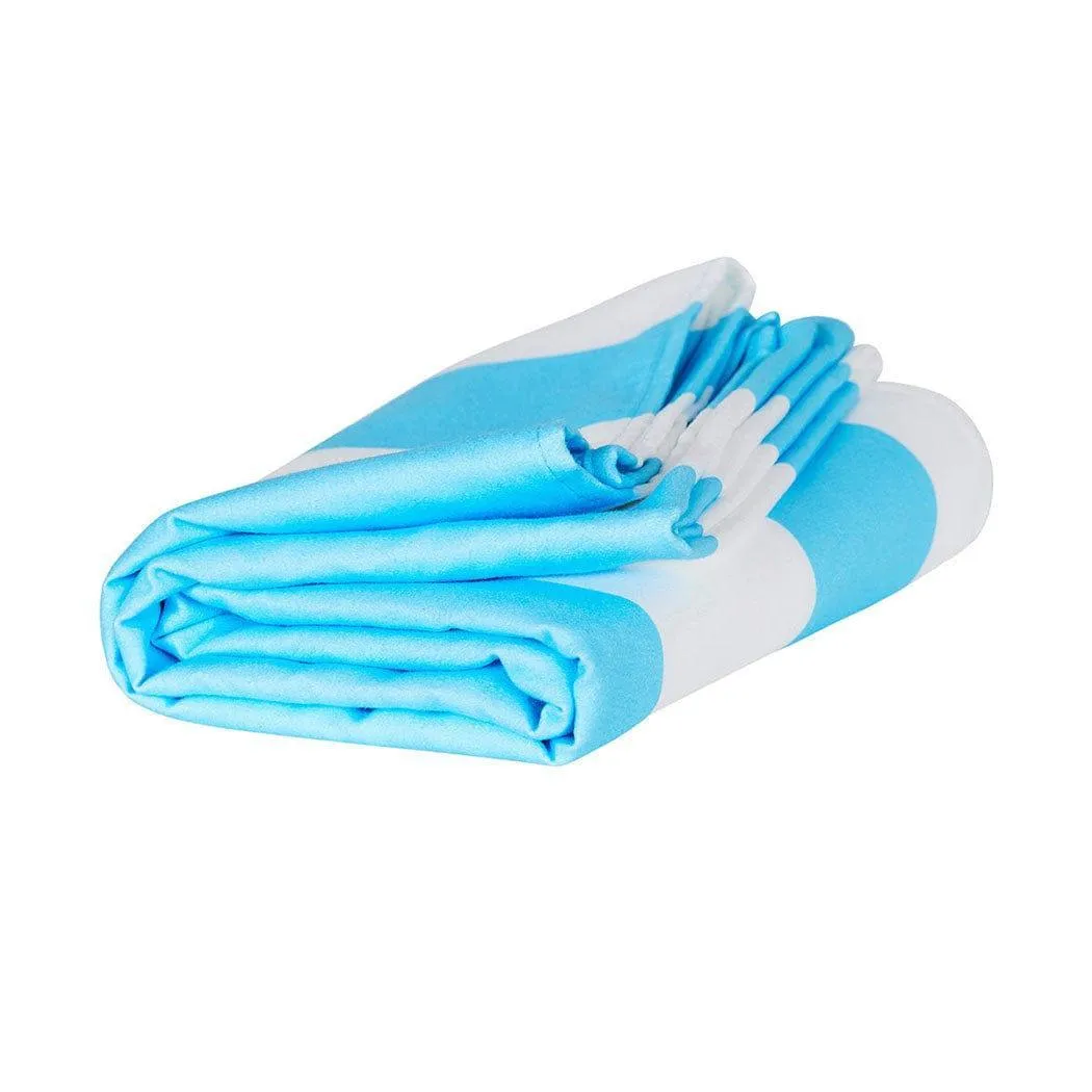 Dock & Bay Beach Towel Cabana Collection XL | Quick Dry | Tulum Blue