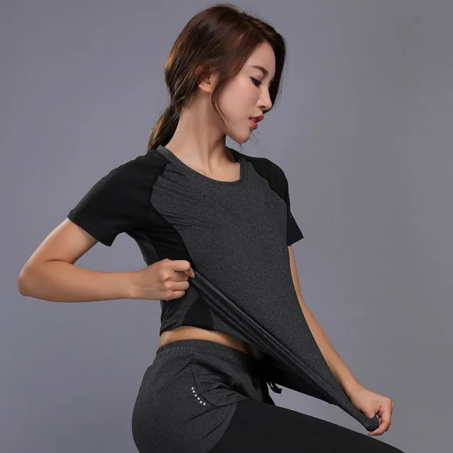 Gym Tights Women Black Yoga set