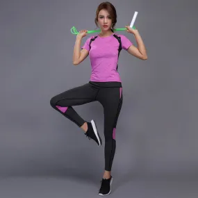Gym Tights Women Black Yoga set