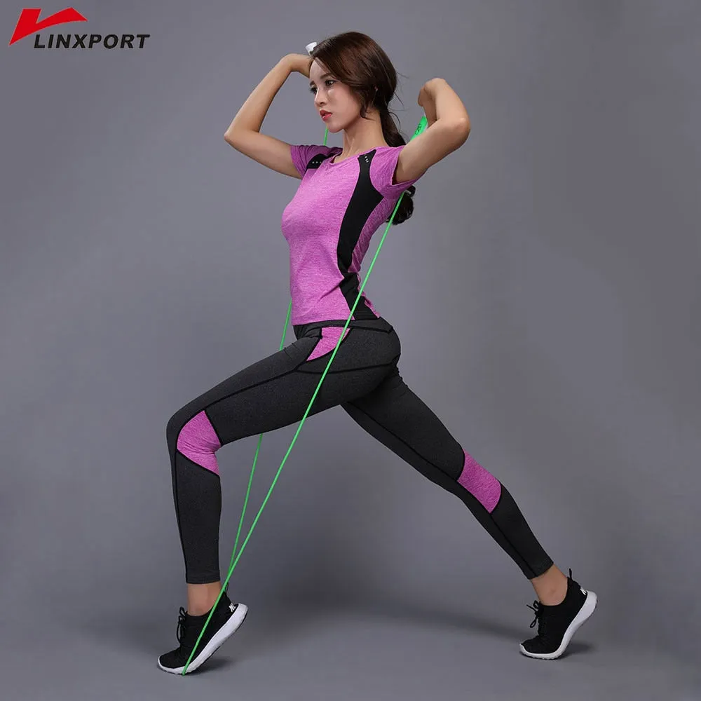 Gym Tights Women Black Yoga set