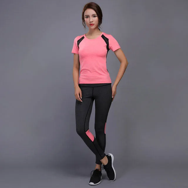 Gym Tights Women Black Yoga set