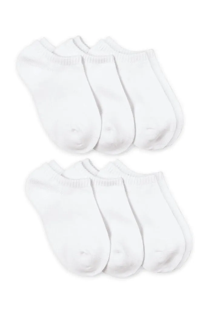 Jefferies Kids Socks Smooth Toe Capri Liner Socks 6 Pair Pack