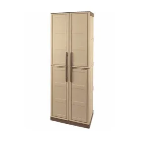 Large Plastic Storage Cupboard w/ Shelving