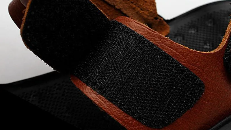 Men's Summer Leather Breathable Sandals | Plus Size