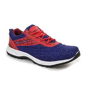 red n blue shoes