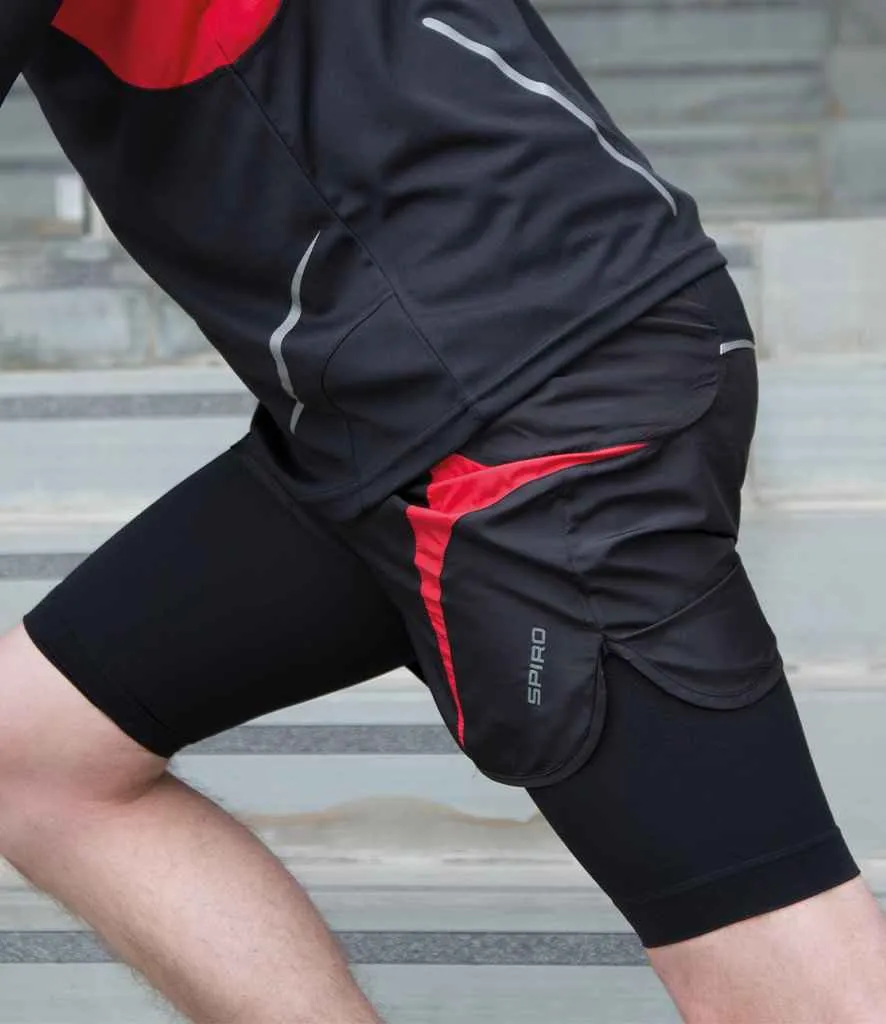 Spiro Compression Quad Sleeve | Black
