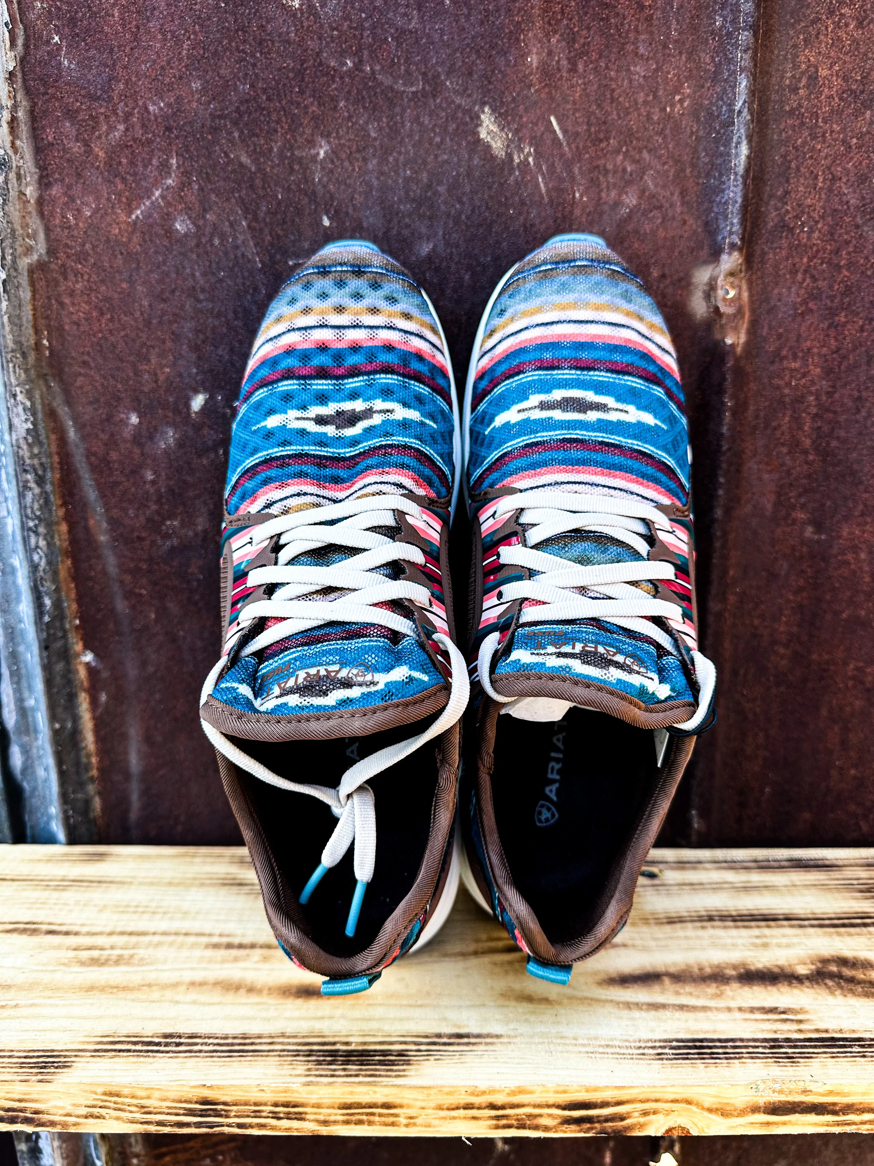 Turquoise Serape Fuse Ariat Sneaker