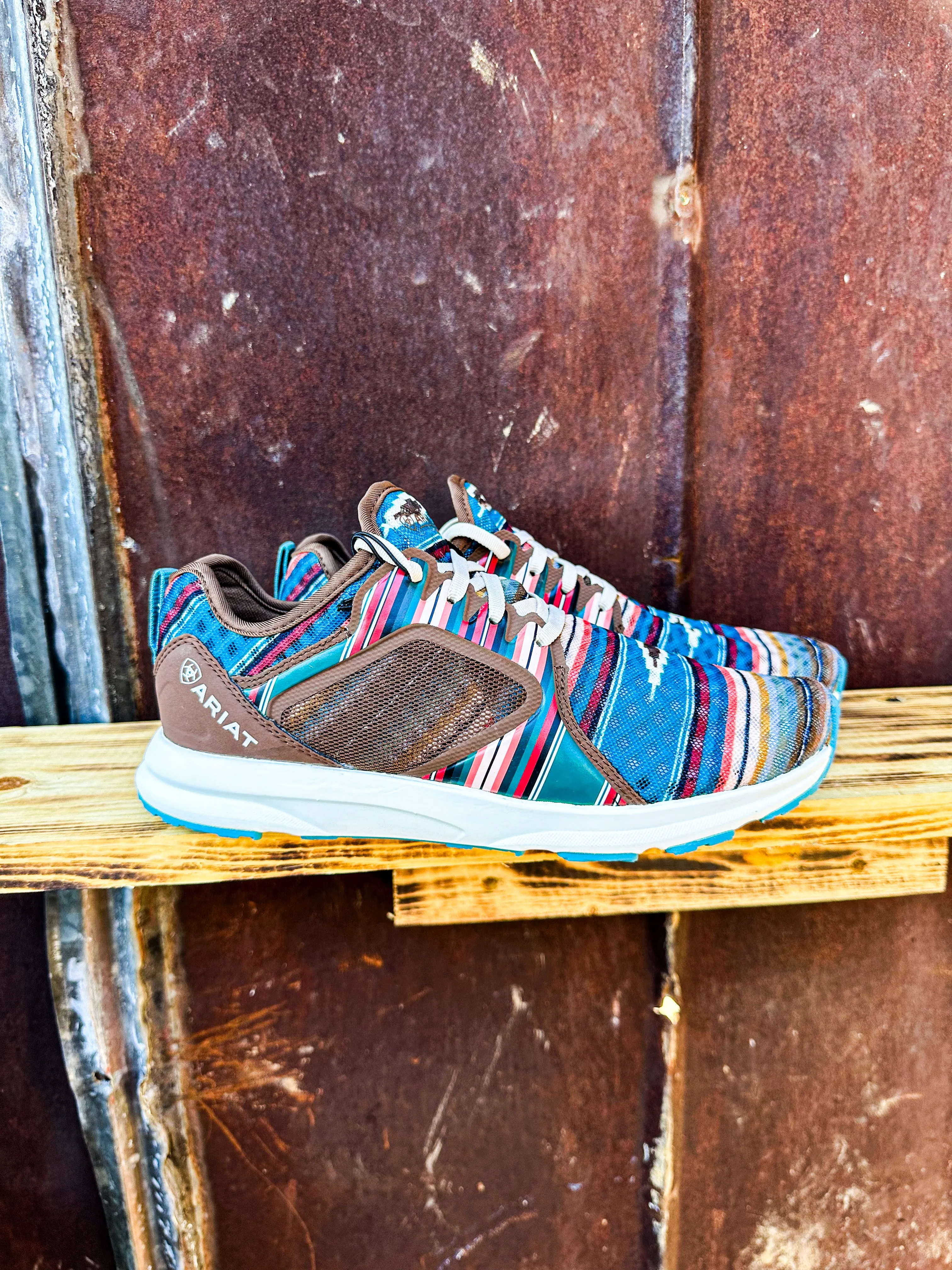 Turquoise Serape Fuse Ariat Sneaker