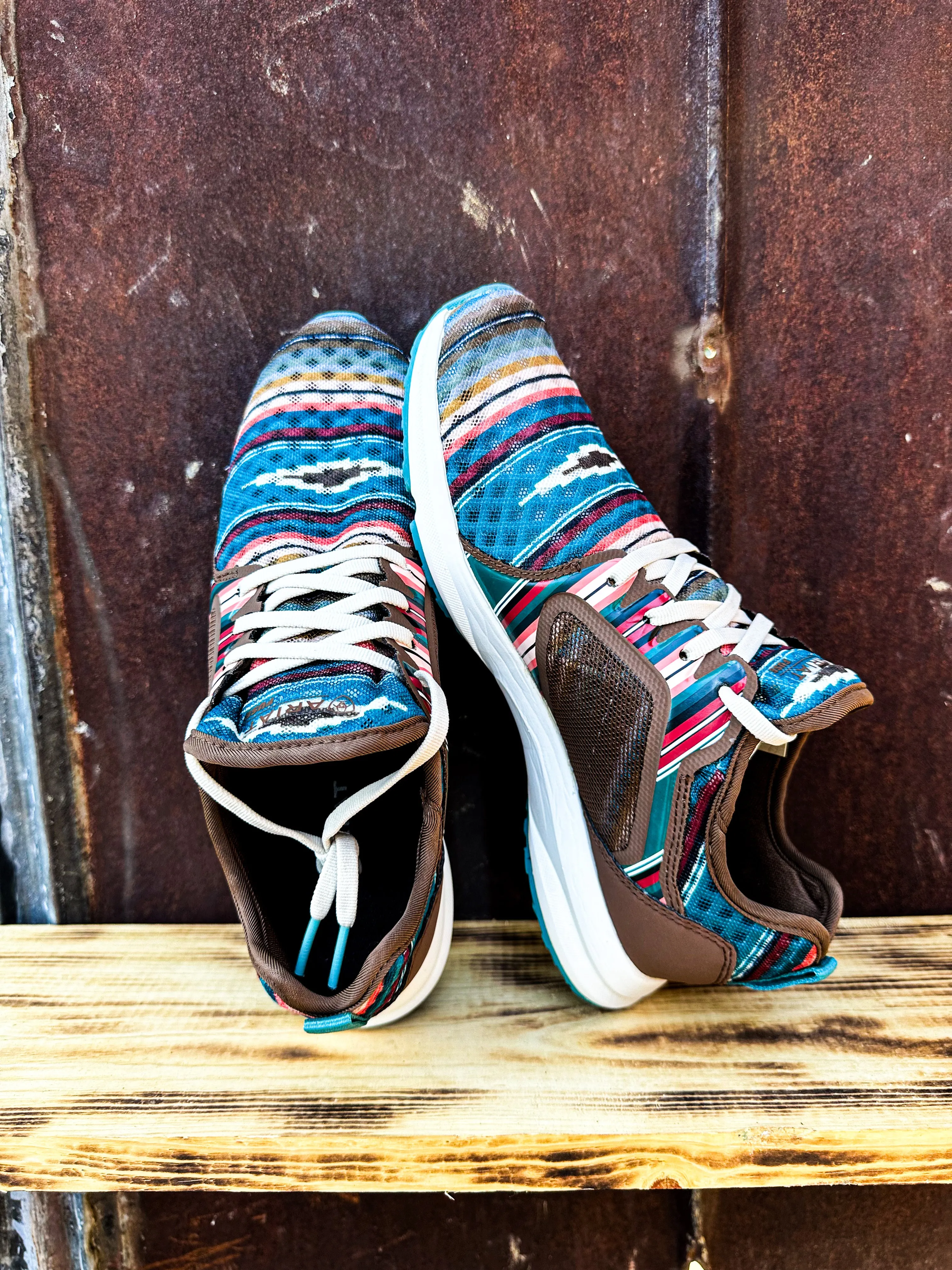 Turquoise Serape Fuse Ariat Sneaker