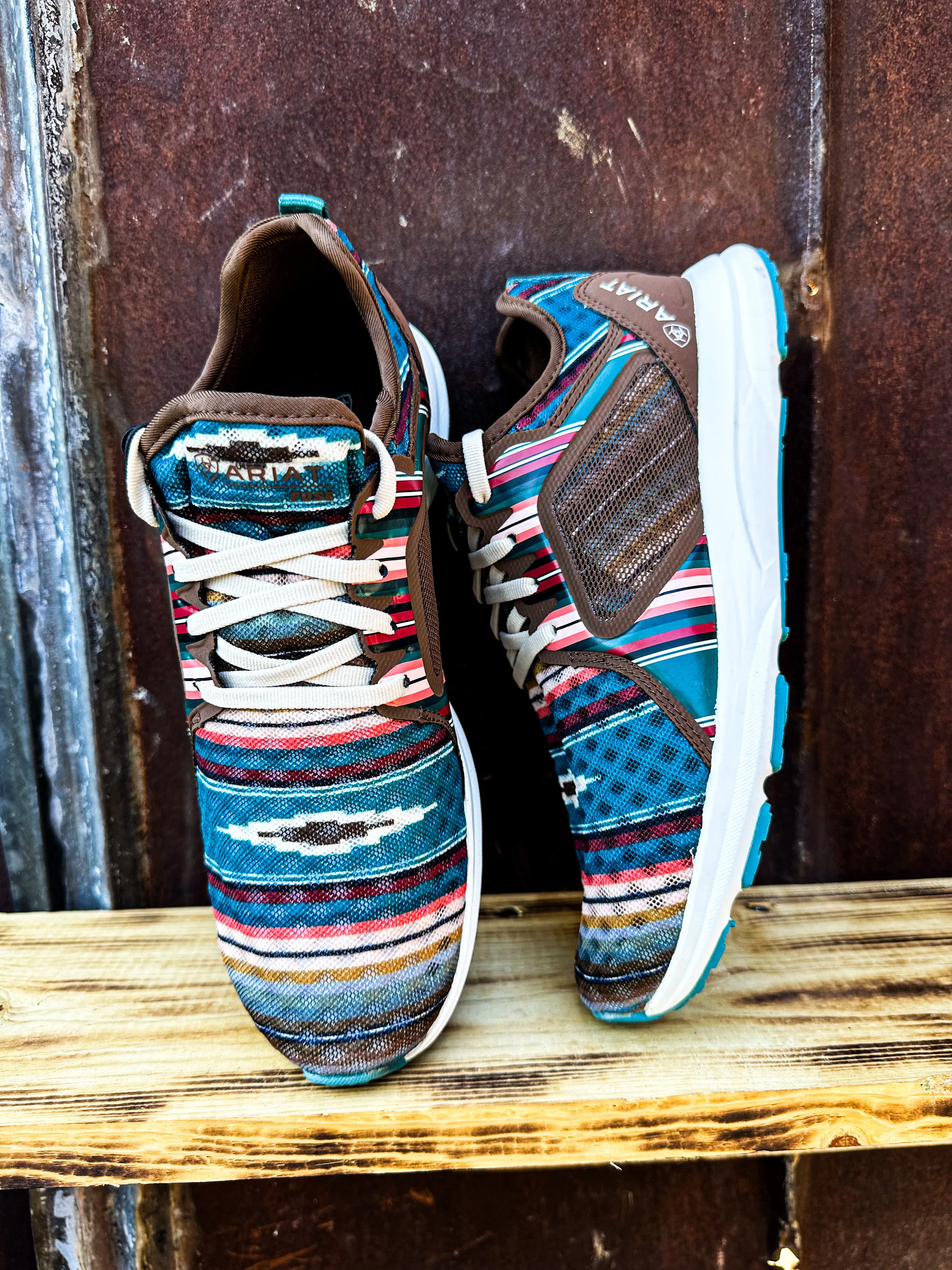 Turquoise Serape Fuse Ariat Sneaker