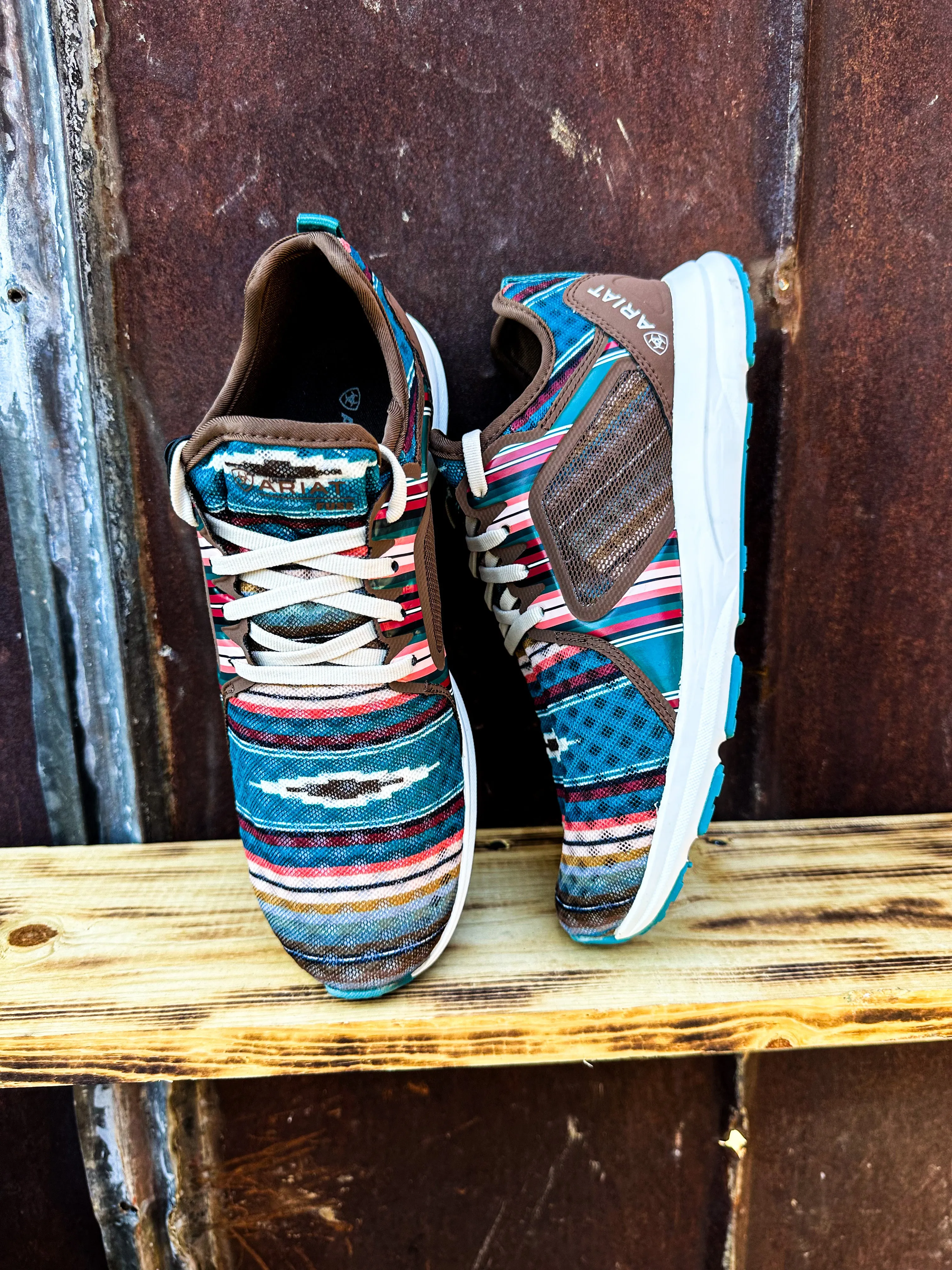 Turquoise Serape Fuse Ariat Sneaker