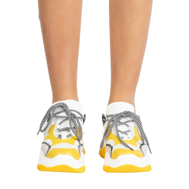 Women's Spring/Autumn Casual Lace-Up Breathable Sneakers