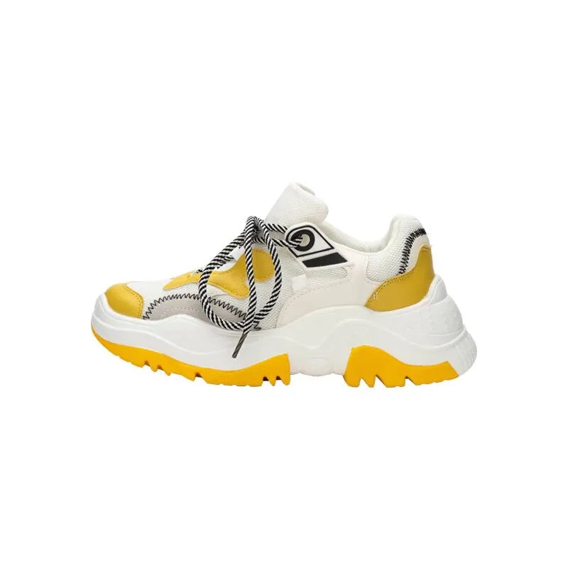 Women's Spring/Autumn Casual Lace-Up Breathable Sneakers